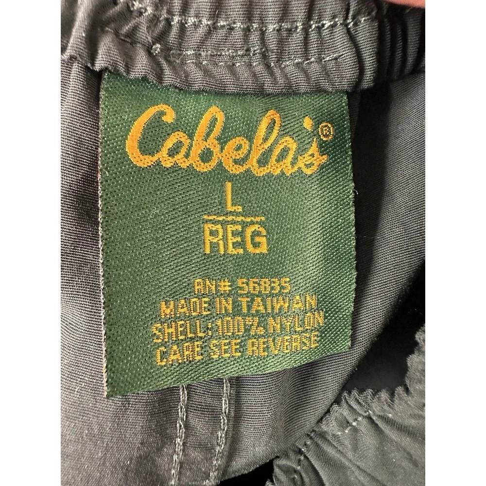 Cabela's World Wide Sportsman Men's DuPont Supplex Nylon Fishing Shorts L Green